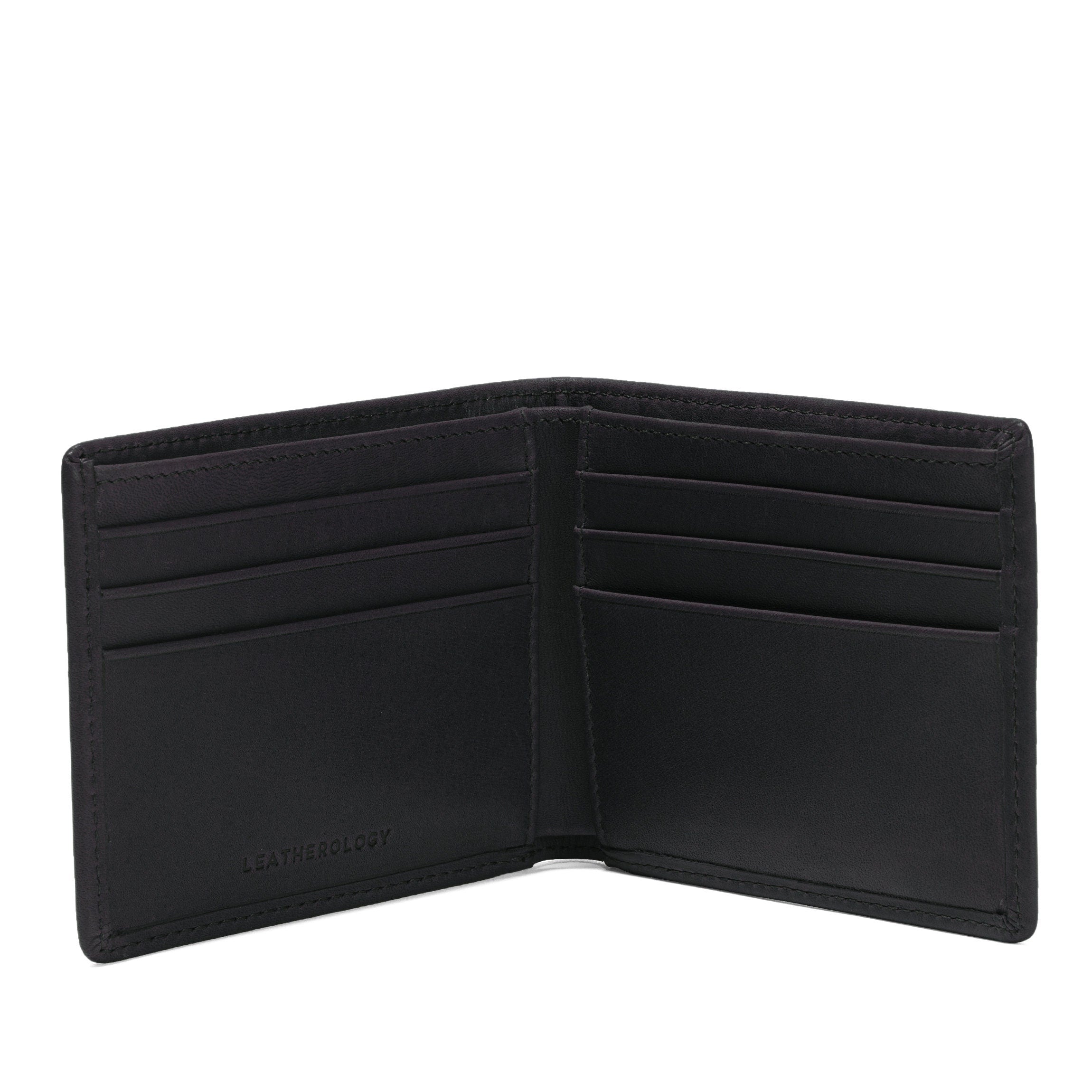 Slim Bifold Wallet for Men - Genuine Leather RFID Blocking Minimalist Wallet - Perfect for Everyday Carry & Travel Accessories