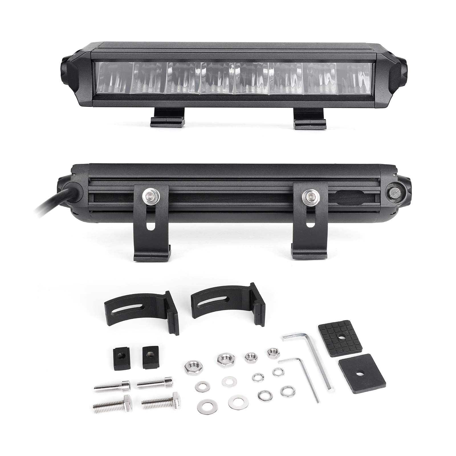 XKGLOW 10 Inch 2nd Generation LED Light Bar - High Beam Off Road Driving Lights for Trucks, Jeeps & SUVs - Waterproof & Durable for Night Driving, Camping & Outdoor Adventures