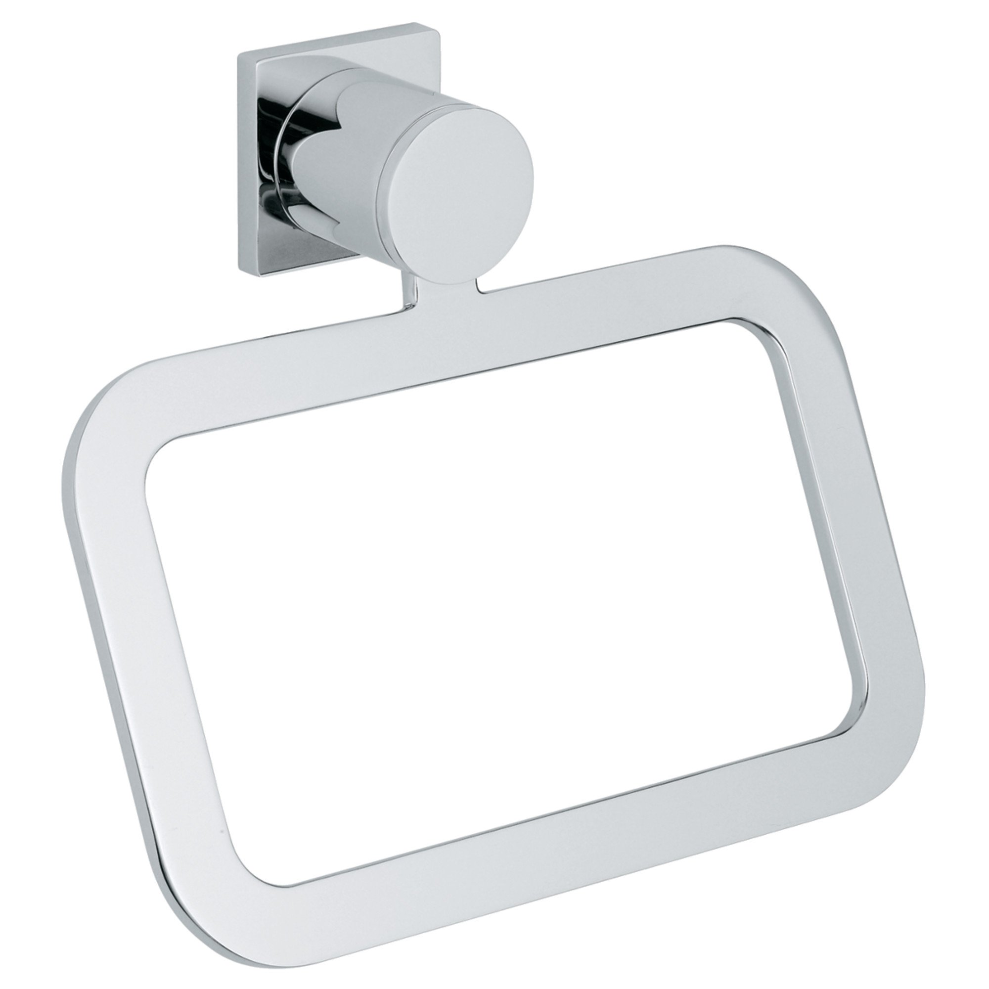 Grohe 40339000 Allure 8-Inch Chrome Towel Ring - Premium Bathroom Accessory for Modern Homes, Hotels & Spas