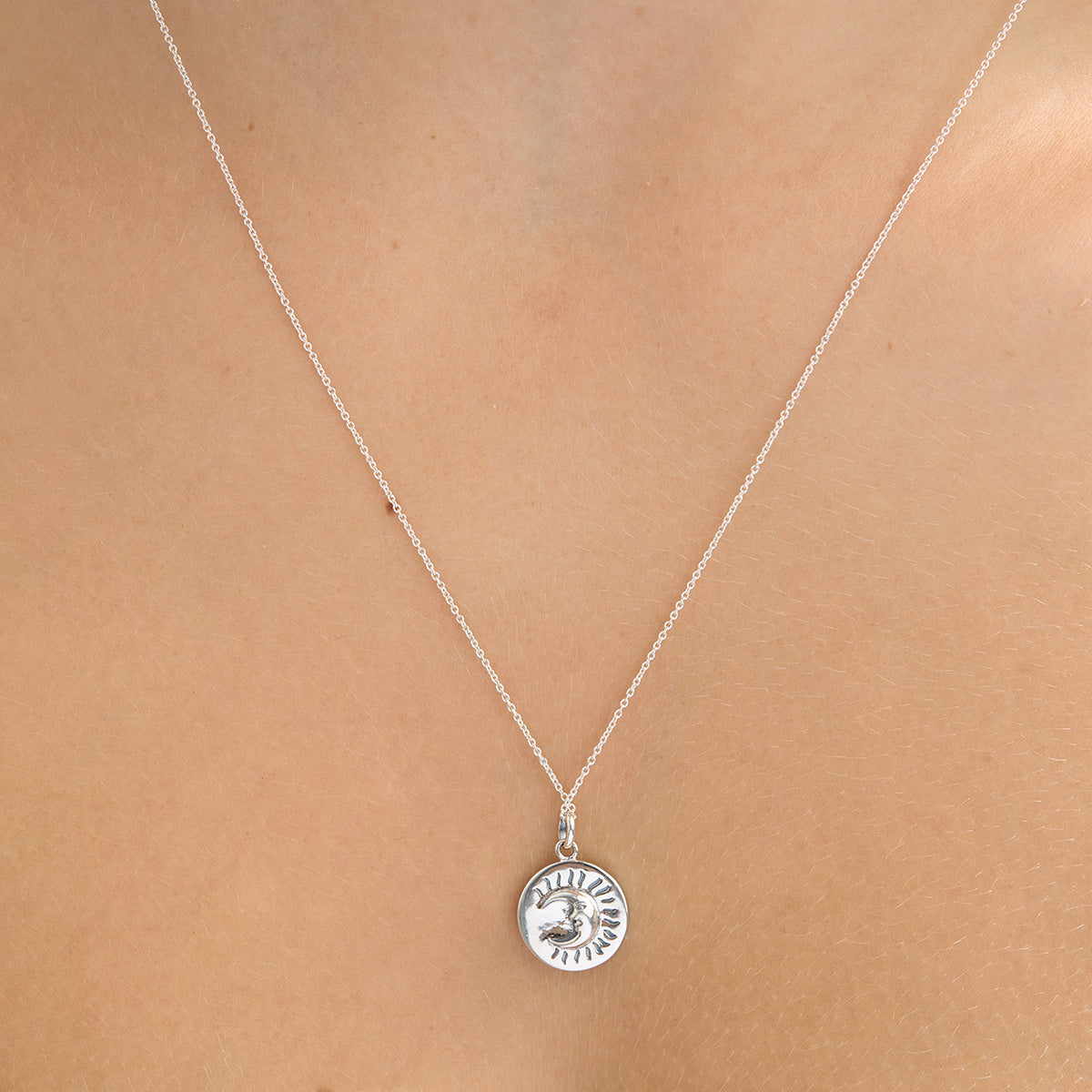 Sun and Moon Tarot Necklace - Spiritual Jewelry for Protection & Guidance | Perfect for Meditation, Yoga & Daily Wear