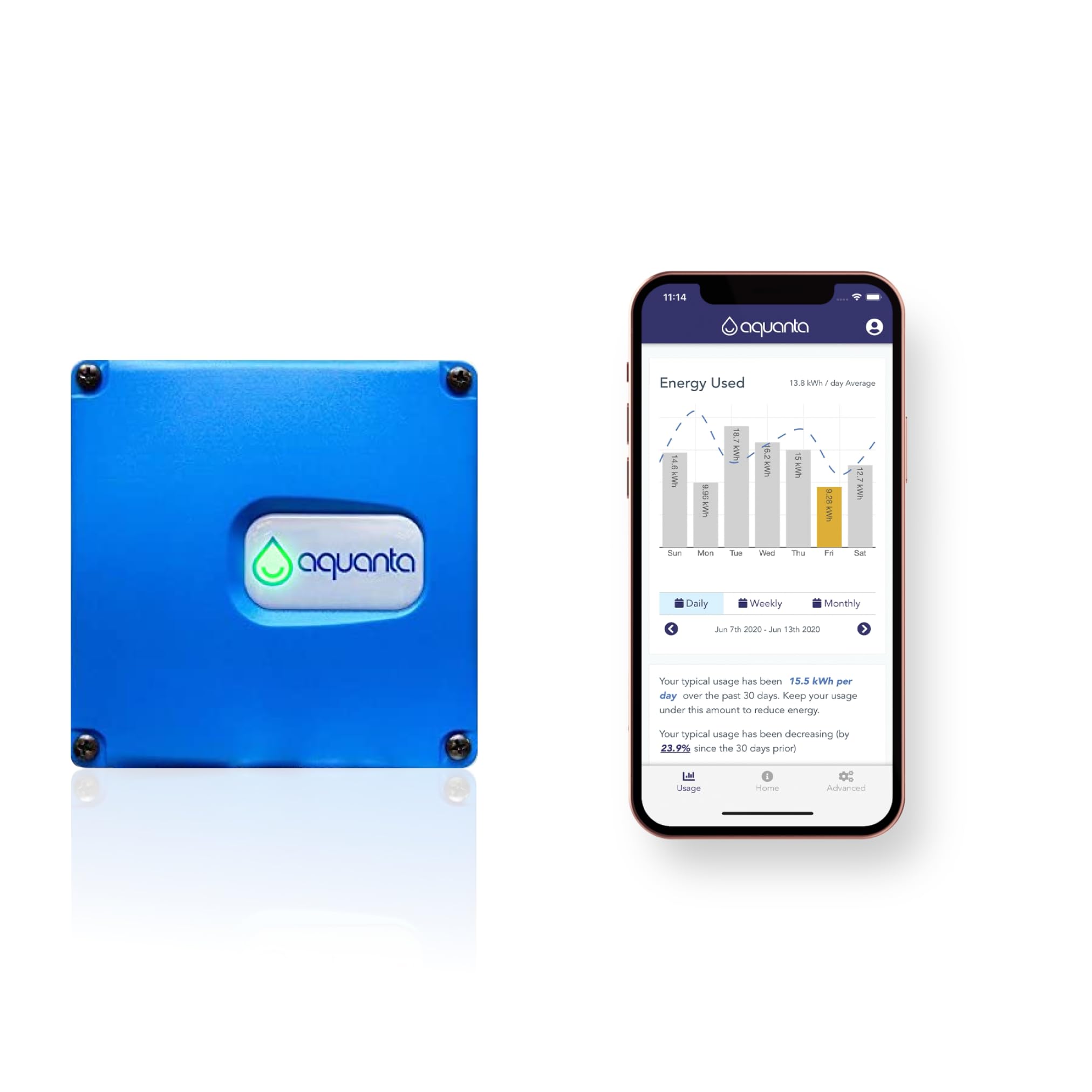 Smart Water Heater Timer for Electric Heaters - Alexa Compatible, Easy DIY Installation in Minutes - Save Energy & Optimize Hot Water Usage for Homes, Apartments & RVs
