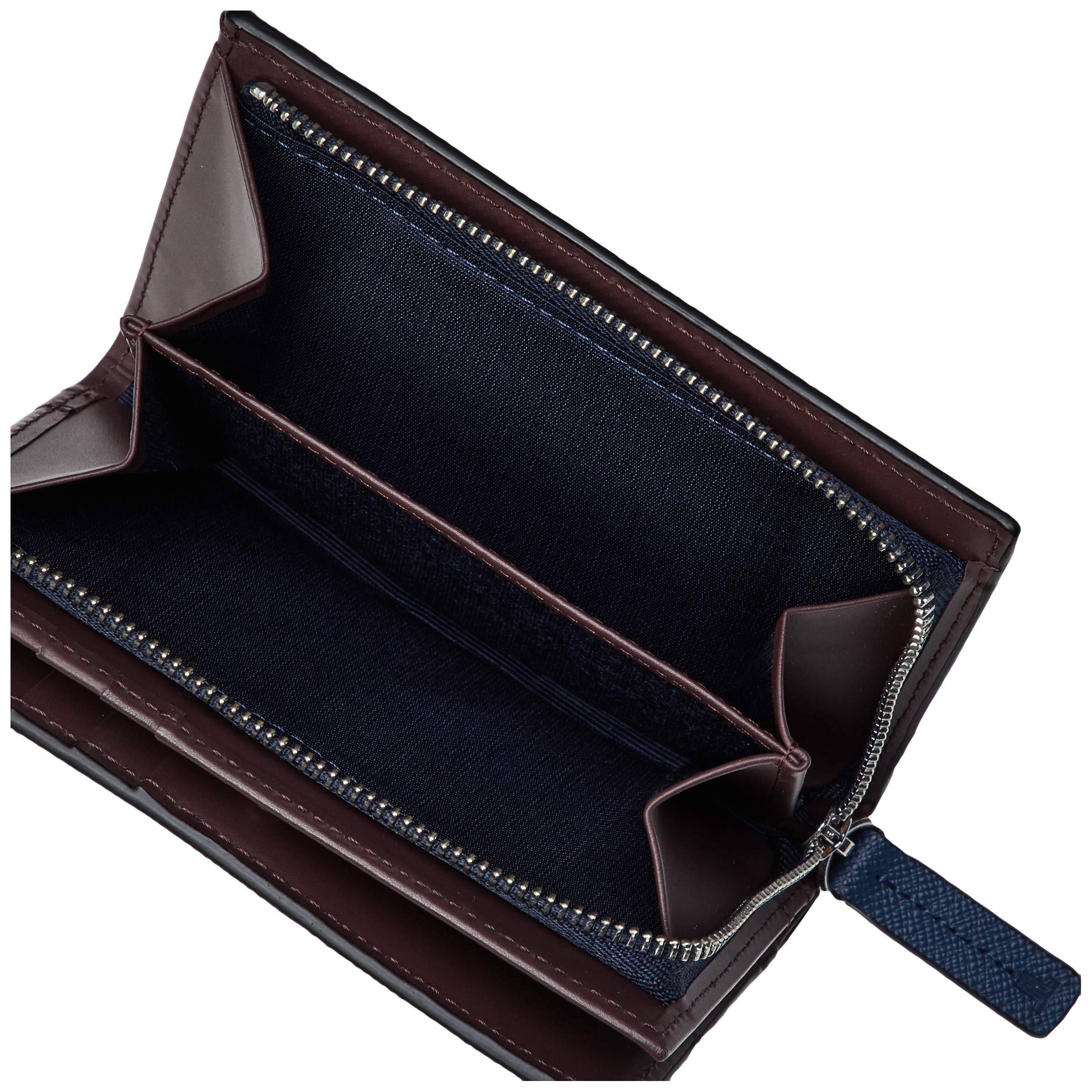 Kululu de Vin Folding Wallet with Coin Purse - Slim RFID Blocking Bifold Wallet for Men & Women - Perfect for Travel, Shopping, and Everyday Use (Blue)