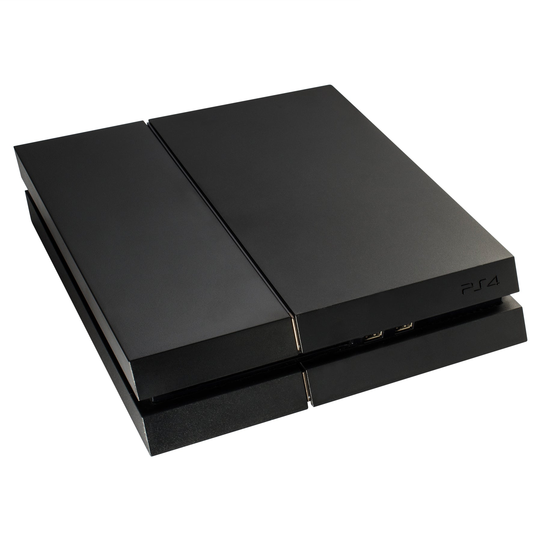 eXtremeRate Matte Black HDD Bay Cover Replacement for PS4 Console - Hard Drive Shell Case Faceplate (Model P4G010) | Durable Protection & Easy Installation for Gaming Setup