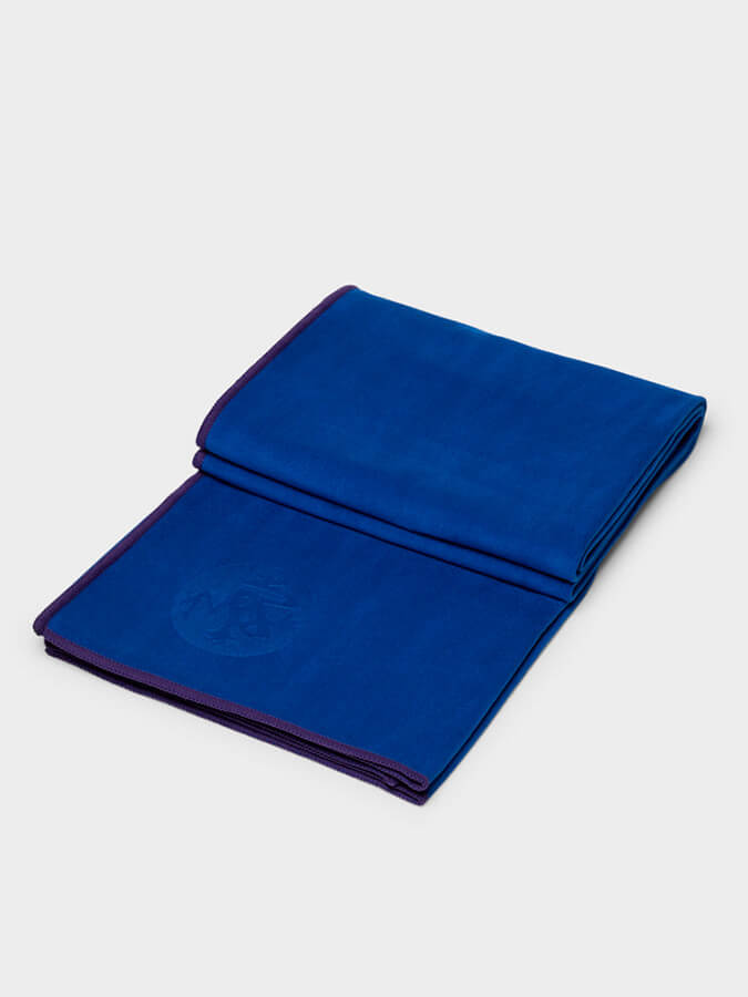 Manduka eQua Yoga Mat Towels - Non-Slip, Absorbent & Eco-Friendly for Hot Yoga, Pilates & Workouts - Perfect for Home & Studio Use