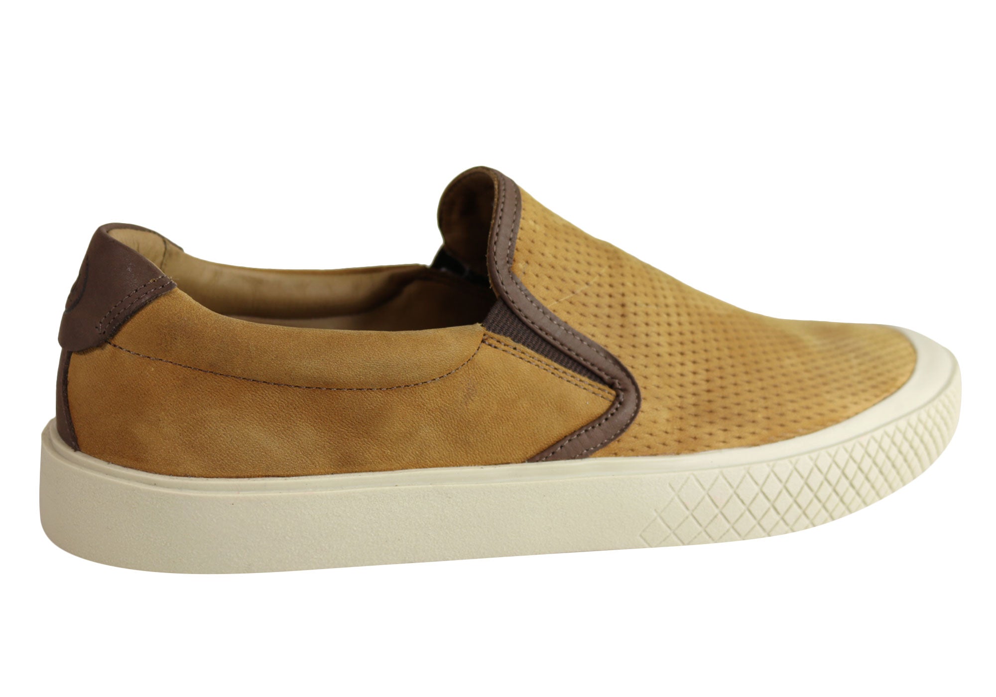 Ferricelli Justin Men's Leather Casual Shoes with Cushioning - Handmade in Brazil - Perfect for Work, Travel & Everyday Comfort