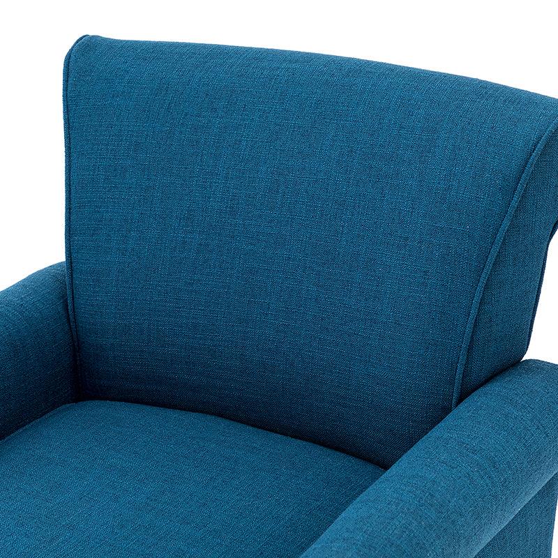 Hypanis Upholstered Armchair with Solid Wood Legs - Modern Living Room Accent Chair for Home, Office & Reading Nook - Comfortable Lounge Chair for Relaxing & Decor