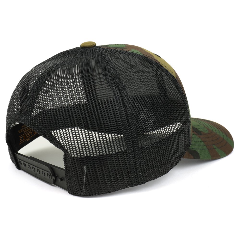 Flexfit NASA Meatball Embroidered Snapback Trucker Mesh Cap - Iron On Patch Hat for Space Enthusiasts, Perfect for Casual Wear, Cosplay & Collectors