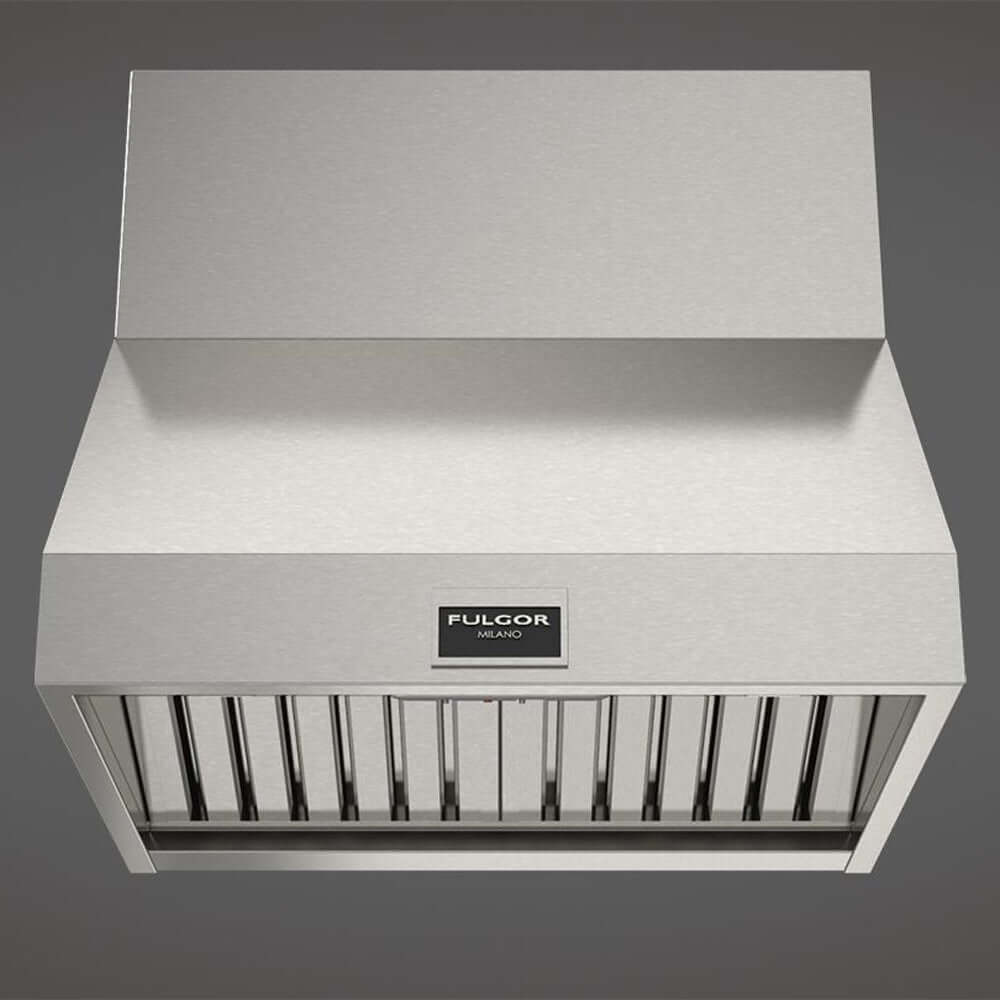Fulgor Milano 30 Inch 600 CFM Professional Stainless Steel Under Cabinet Range Hood - F6PH30S1 | Powerful Kitchen Ventilation for Cooking, Grilling & Smoke Removal