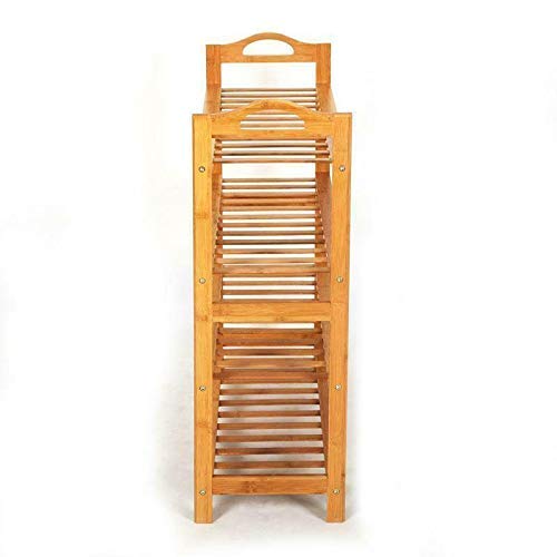 4-Tier Natural Bamboo Shoe Rack Organizer - Sturdy Wooden Shoe Storage Shelf for Entryway, Closet & Bedroom Organization - Space Saving Shoe Stand for Men, Women & Kids