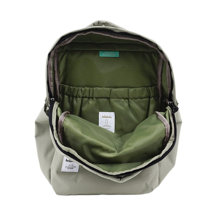 HELLOLULU Mini Carter All Day Backpack - Lightweight Laptop Backpack for Women, Soft Gray - Perfect for Work, Travel & School