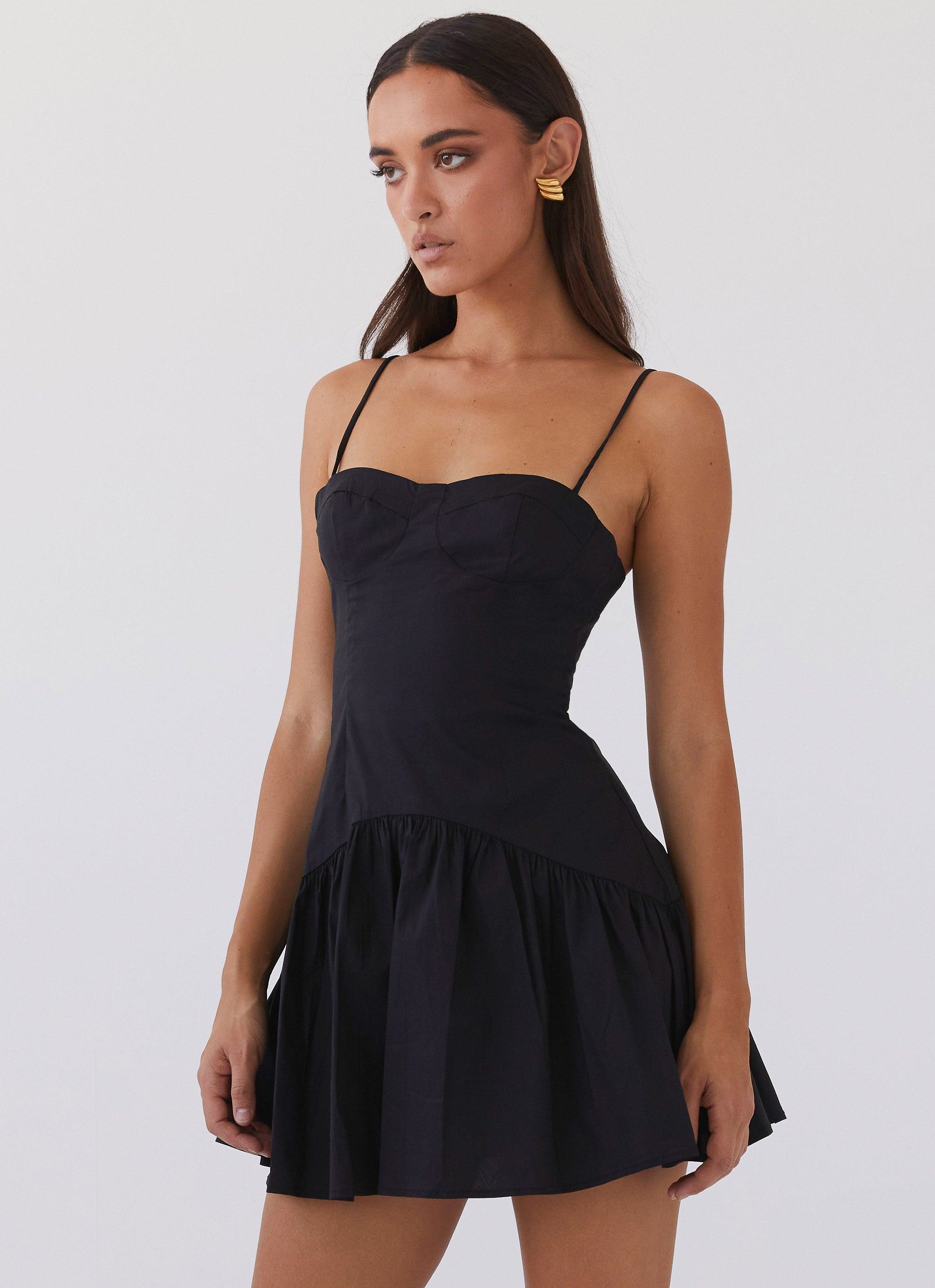 Endless Summer Mini Dress - Black | Flowy Casual Sundress for Women | Perfect for Beach, Vacation & Summer Outings