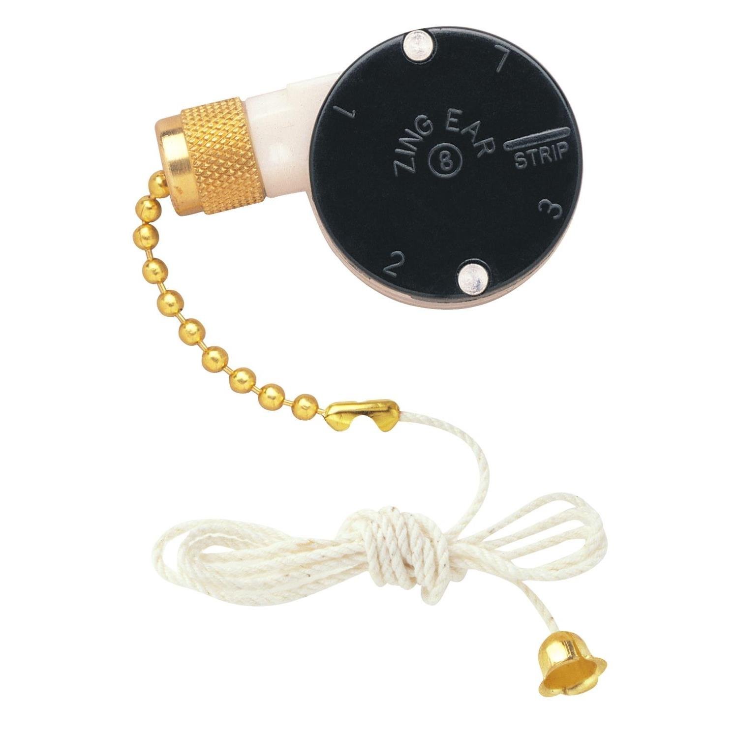 Westinghouse Lighting 7702100 3-Speed Ceiling Fan Control Switch - Perfect for Bedroom, Living Room & Outdoor Patio Fan Speed Adjustment