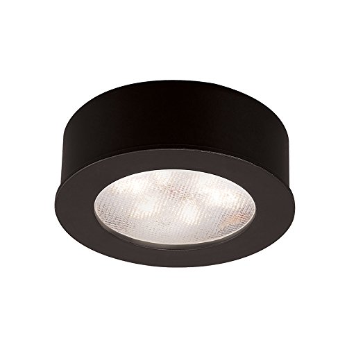 WAC LED Round Button Lights 3000K Black - Perfect for Home & Office Lighting