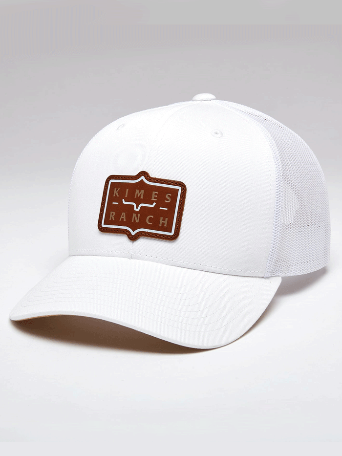 Kimes Ranch SHERIDAN Mesh Back Baseball Cap - White for Men & Women - Breathable Summer Hat for Outdoor Activities, Sports, and Casual Wear