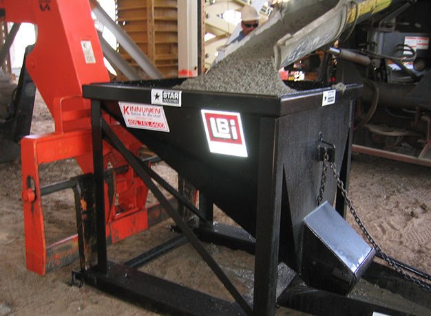 Concrete Hopper - Heavy Duty Cement Mixing Bucket for Construction & DIY Projects | Perfect for Pouring, Mixing & Transporting Concrete
