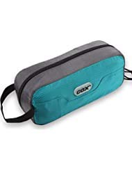 GOX Small Travel Toiletry Bag for Men - Waterproof Dopp Kit & Multifunctional Organizer Pouch (Turquoise/Grey) - Perfect for Gym, Camping, Business Trips & Daily Essentials Storage