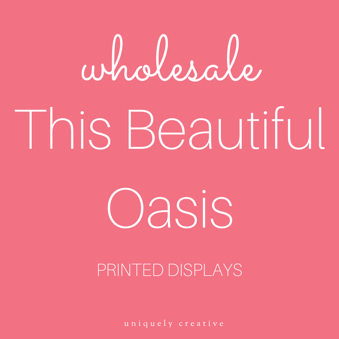 Wholesale Oasis Printed Displays - Beautiful Floral Design for Home Decor, Wall Art & Office Decoration