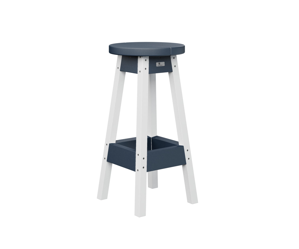 Berlin Gardens Outdoor Bar Stool - Weather-Resistant Patio Bar Height Stool for Backyard, Deck & Poolside - Perfect for Outdoor Dining, Entertaining & Relaxation