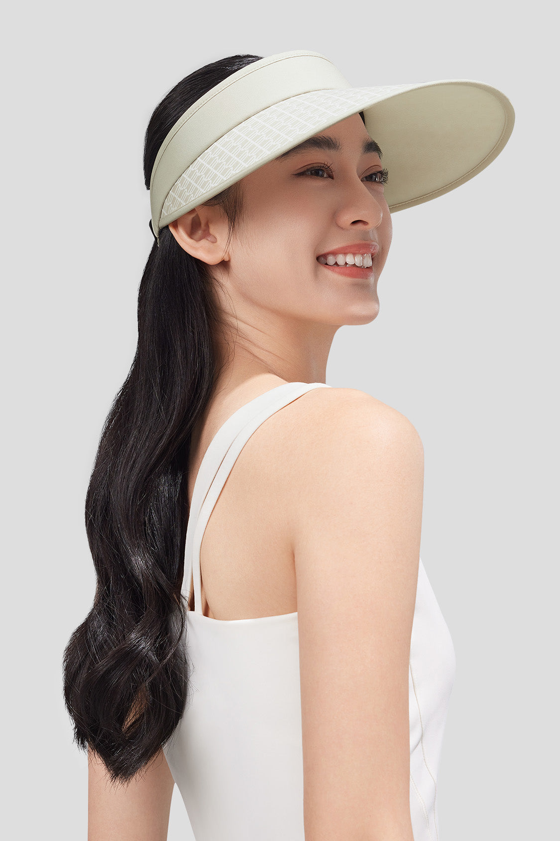 Guji S24 Women's UPF50+ Sun Visor Hat for Outdoor Sports, Running, Hiking & Beach Activities