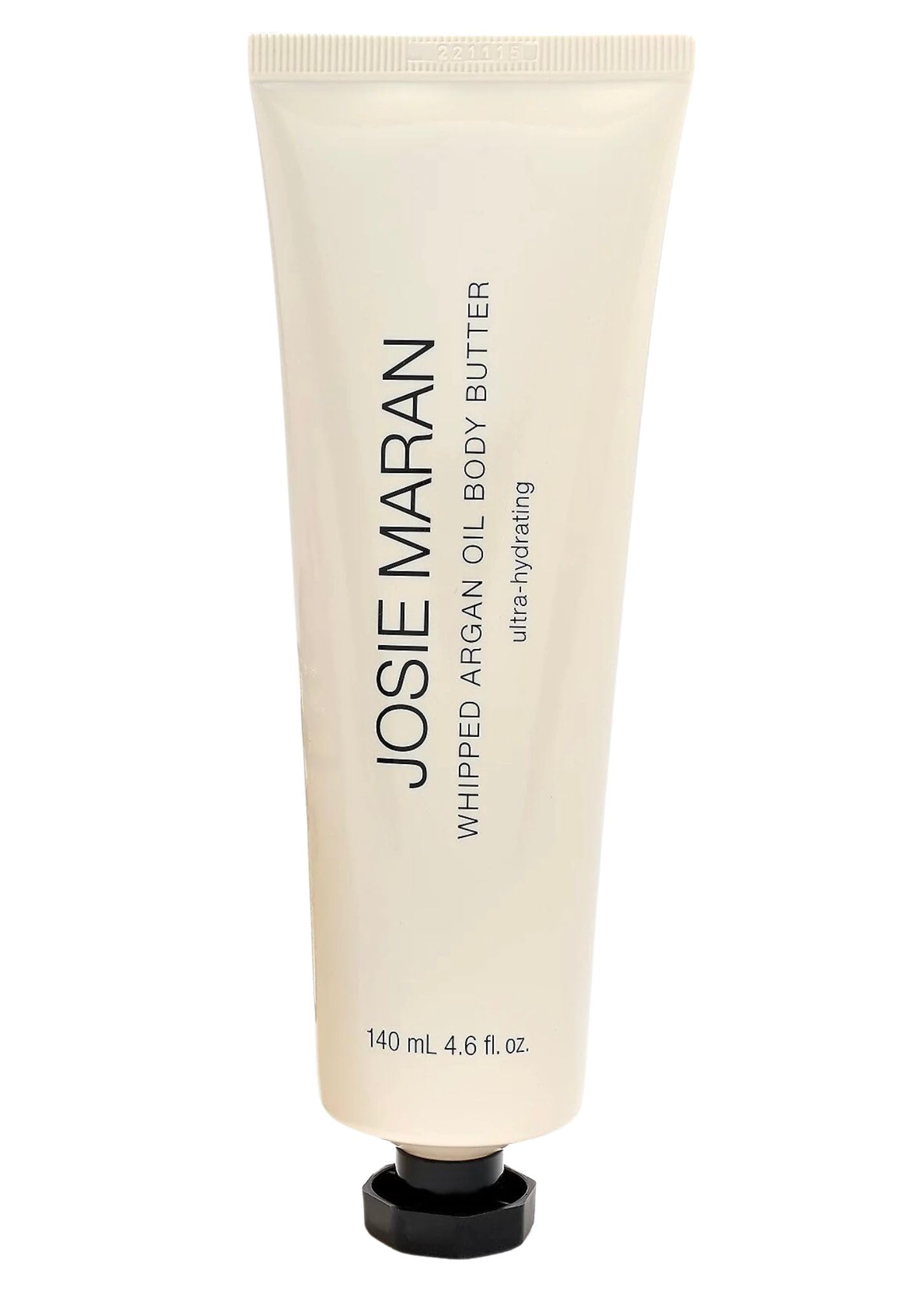 Josie Maran Whipped Argan Oil Body Butter 4.6 oz - Organic Moroccan Argan Oil Body Cream - Fast Absorbing Unscented Moisturizer for Dry Skin - Perfect for Daily Hydration & Nighttime Skincare Routine