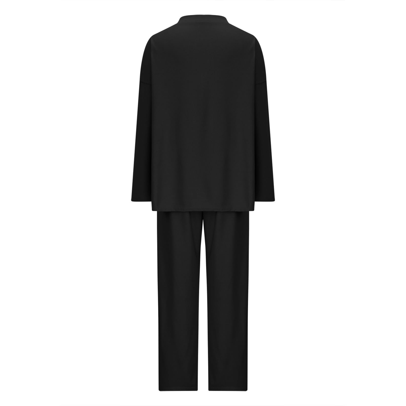 lcepcy Women's 2-Piece Trendy Outfit Set - Oversized Slouchy Matching Lounge Wear, Cozy Knit Sweater & Pants Set for Casual Home, Travel & Relaxation