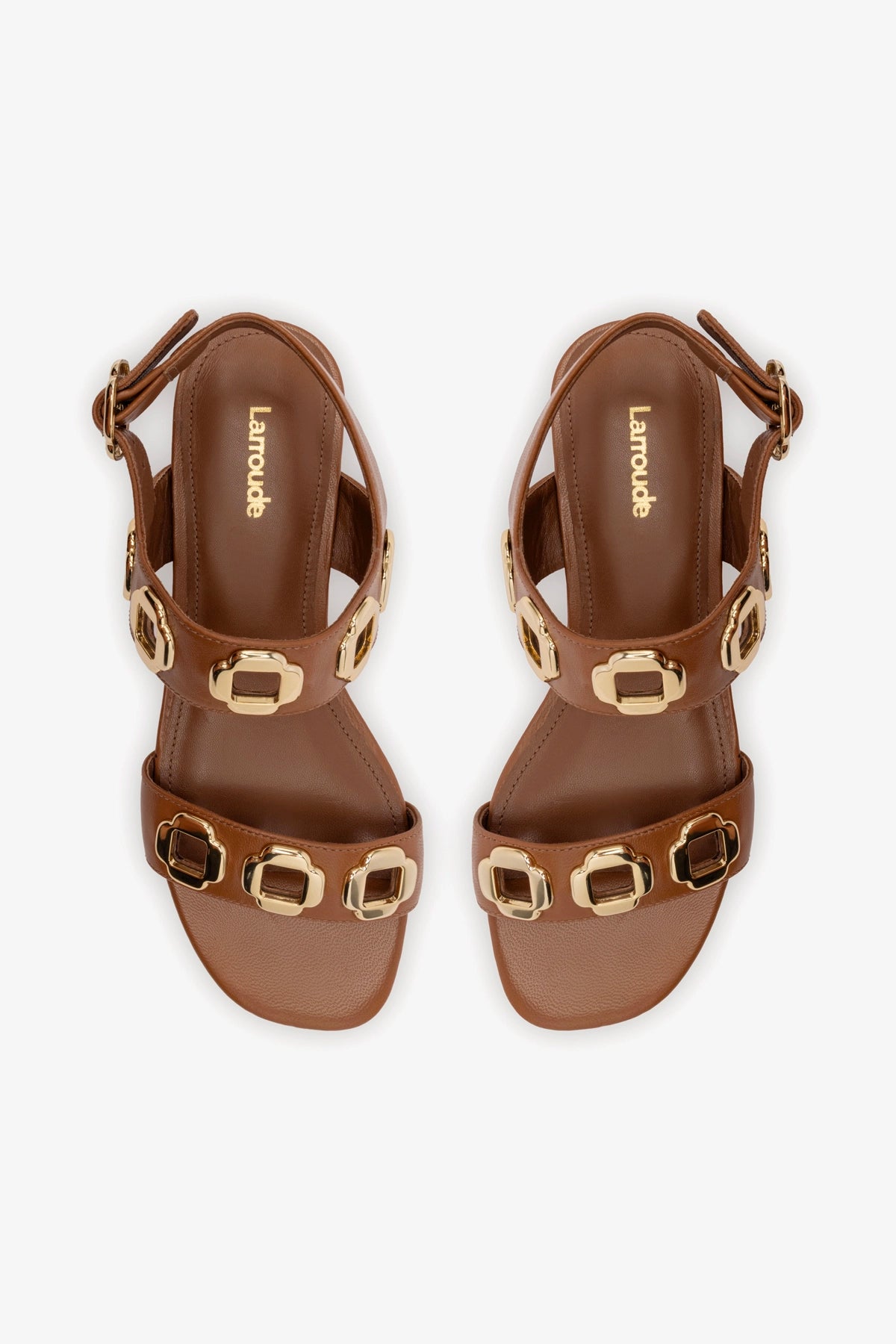 Milan Flat Sandal Women's Leather Slides - Comfortable Caramel Brown Casual Sandals for Summer, Beach, Travel & Everyday Wear