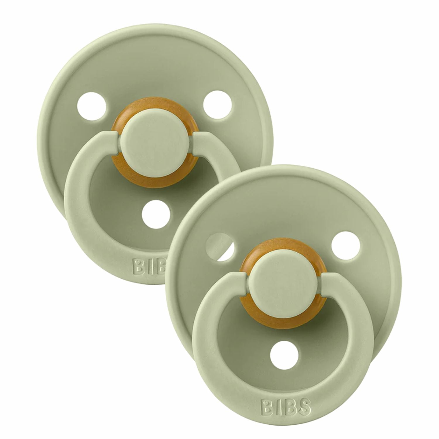 2 Pack Natural Sage Green Pacifiers for Babies - BPA-Free, Orthodontic Nipple - Perfect for Newborns, Infants & Toddlers - Soothing Comfort for Daycare, Travel & Sleep