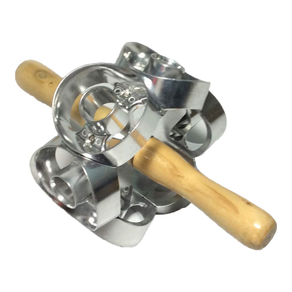 Tebatu Aluminum Revolving Cake Cutter - Professional Baking and Pastry Tool for Cake Decorating, Dough Rolling, and Pastry Making | Perfect for Home Bakers and Professional Chefs