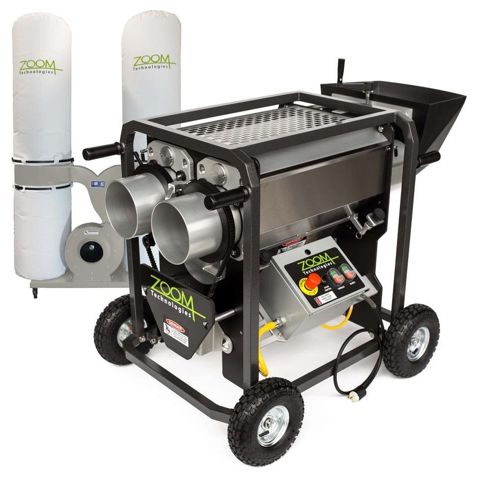 Zoom Pro Wet & Dry Bud Trimming Machine - Electric Leaf Trimmer for Cannabis Harvesting - Perfect for Home Growers & Commercial Use