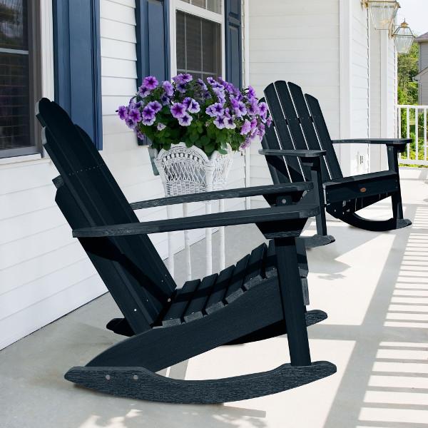Premium Outdoor Classic Westport Adirondack Rocking Chair - All-Weather Resistant, Comfortable Patio & Garden Rocking Chair for Porch, Deck, Backyard Relaxation