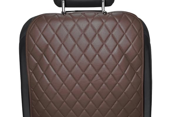 Premium Diamond Kick Mat - Non-Slip Car Floor Mat, Brown - Durable & Easy to Clean for SUVs, Trucks & Sedans - Perfect for Road Trips & Daily Commute