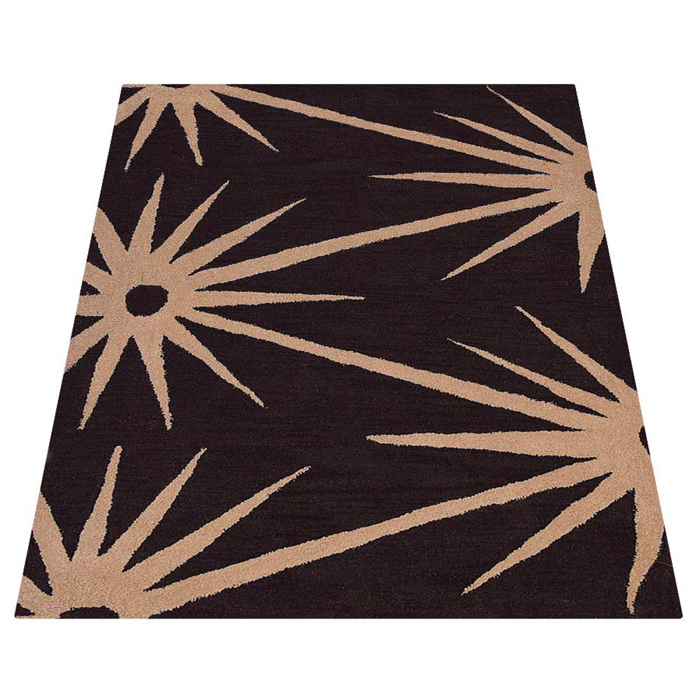 Impatiens Hand Tufted Rug - Soft Floral Area Rug for Living Room, Bedroom & Nursery - Non-Slip Home Decor Carpet
