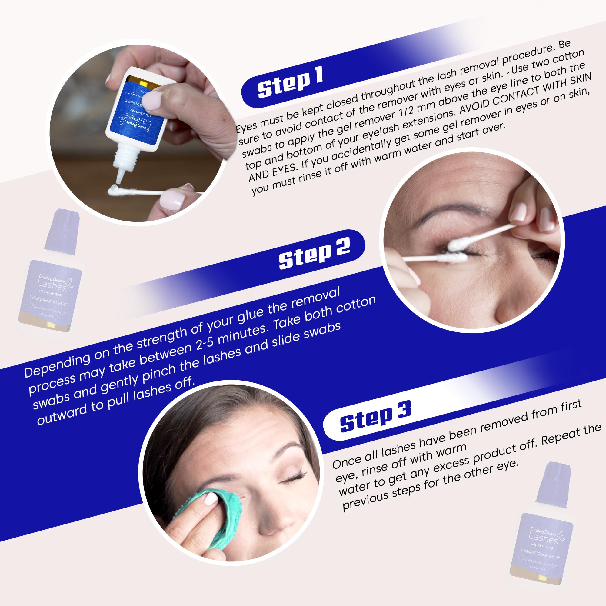 Professional Eyelash Extension Remover & Lash Glue Dissolver - Safe & Gentle 15ml Lash Adhesive Remover for Salon & Home Use | Perfect for Lash Techs & DIY Beauty