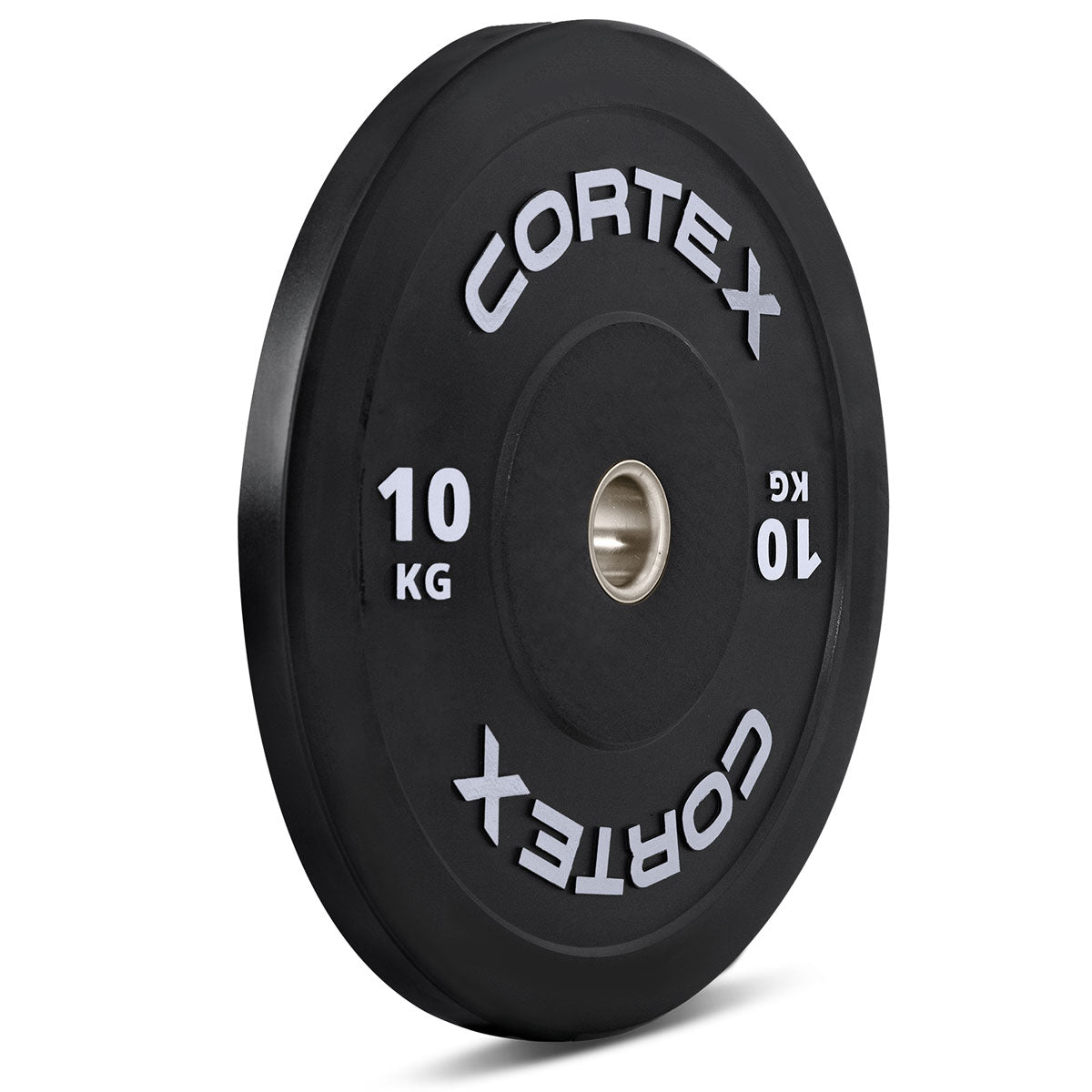 CORTEX 10kg Black Series V3 Bumper Plates (Pair) - Olympic Weightlifting, CrossFit & Home Gym Equipment for Strength Training