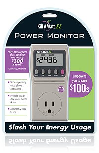 P3 International P4460 Kill A Watt EZ Electricity Usage Monitor - 3 Pack, Grey - Track Home & Office Energy Consumption for Appliances, Electronics & Power Strips