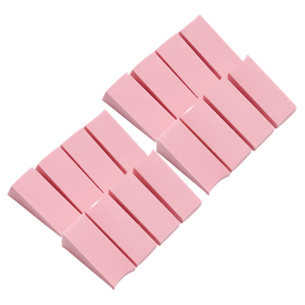 Minkissy 3PCS Elegant Nail Art Sponges - Soft Gradient Makeup Sponges for Ombre Manicure, Easy to Apply & Blend - Perfect for Salon, Home Nail Care & DIY Nail Designs