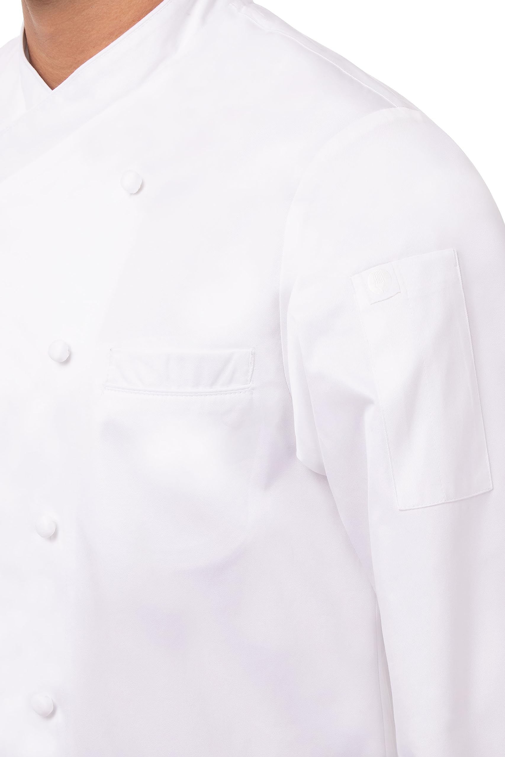 Premium Chef Coat for Men - 100% Cotton Professional Kitchen Uniform - Ideal for Chefs, Cooks & Culinary Students