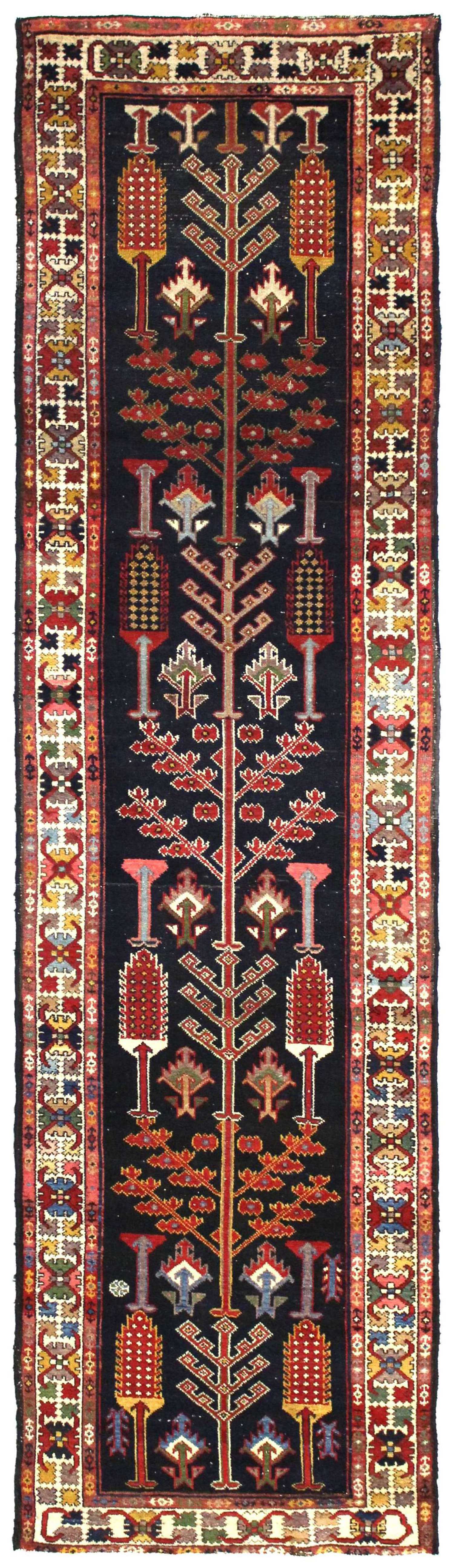 Antique Bakhtiari Handwoven Tribal Rug - Authentic Persian Wool Carpet - J67495 - Perfect for Living Room, Bedroom & Home Decor