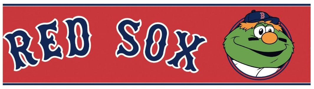 York Wallcoverings ZB3320BD Wally The Green Monster Prepasted Border - Navy, White, Emerald Green & Orange - Perfect for Kids' Rooms, Playrooms & Nursery Decor