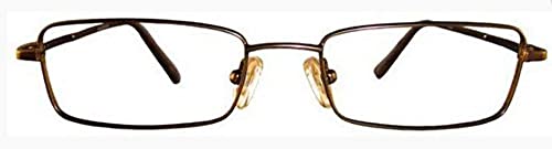 Multi-View Computer Reading Glasses - Brown Frame +1.25 Strength - Perfect for Office Work, Screen Time & Reading