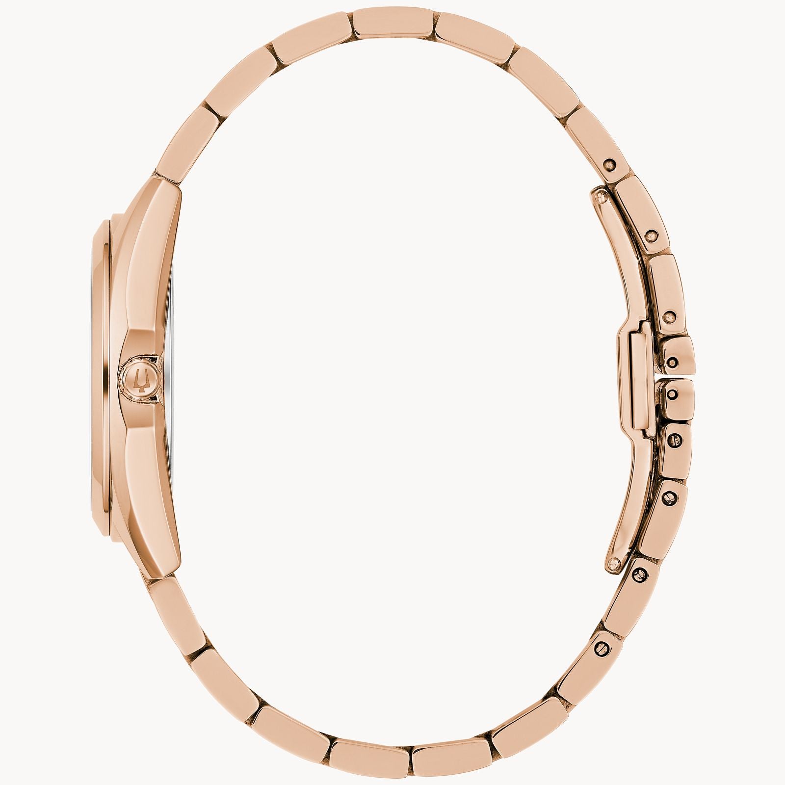 Bulova 97P156 Surveyor Rose Gold Stainless Steel Women's Watch - Elegant Dress Watch for Business, Parties & Special Occasions
