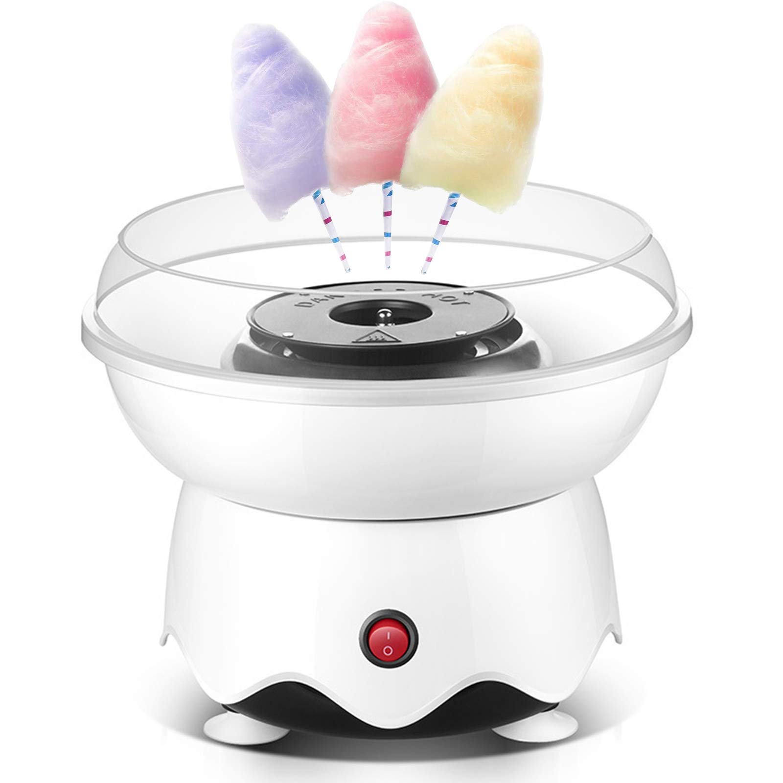 Upgraded Cotton Candy Machine for Kids - DIY Hard Candy Maker for Parties & Events
