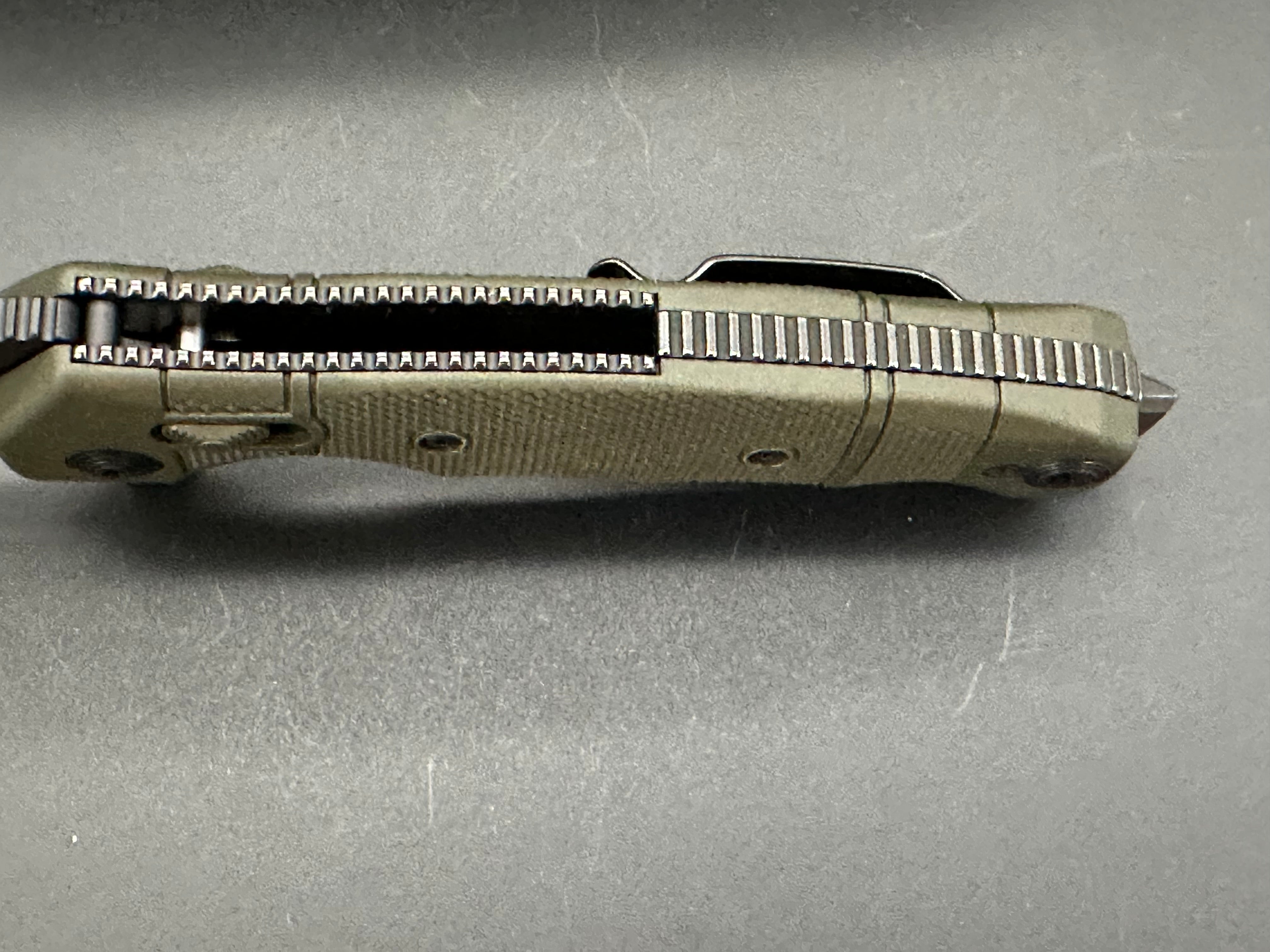SOG SEAL XR Folding Pocket Knife - OD Green Tactical Knife for Camping, Hiking & Outdoor Survival - Durable & Sharp Blade with Flipper Opening