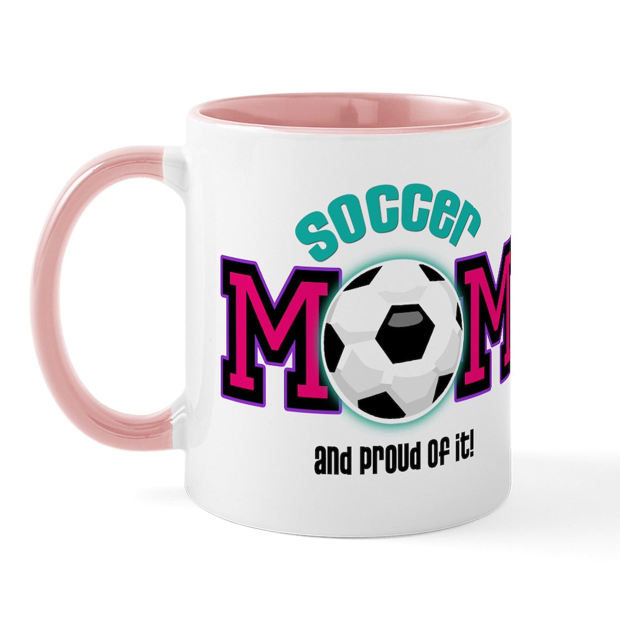 Soccer Mom Coffee Mug - 11 oz (325 ml) Ceramic Cup with Handle, Funny Gift for Soccer Moms - Perfect for Coffee, Tea, or Hot Chocolate at Games & Practices