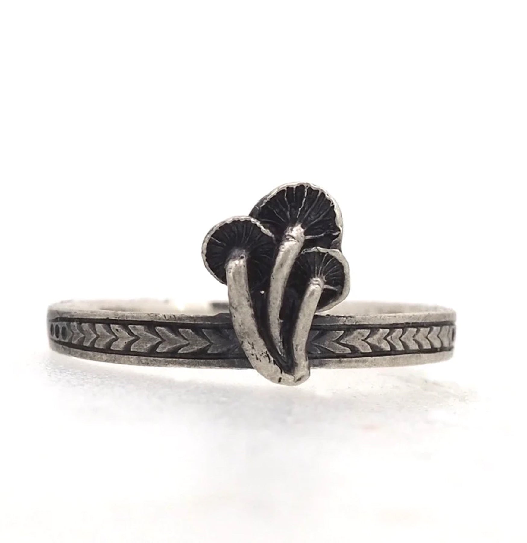 Little Mushroom Stacker Ring - Cute Adjustable Stackable Rings for Women - Perfect for Layering & Everyday Wear