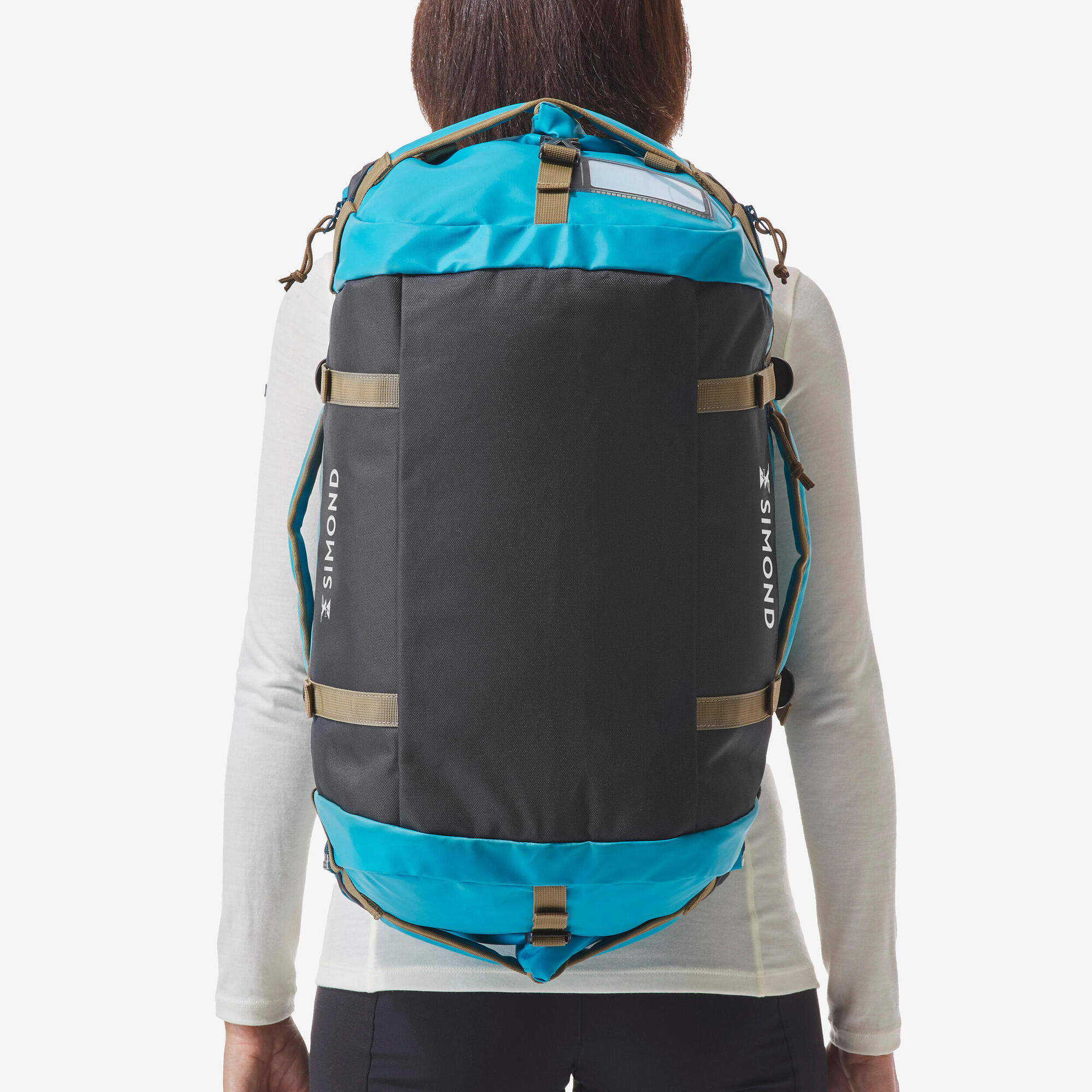 Simond 500 Extend 40-60L Waterproof Travel Duffel Bag for Camping, Hiking & Outdoor Adventures - Durable Gear Storage with Shoulder Straps