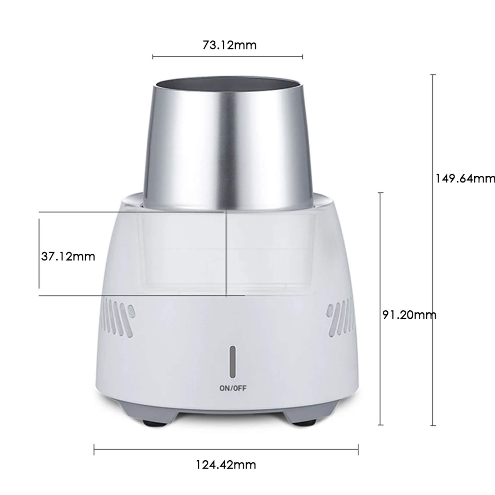 Mini USB Desktop Refrigeration Cooler - Fast Cooling Cup for Wine, Beer, Soda & Drinks | Compact Beverage Chiller for Office, Home, Car & Travel Use