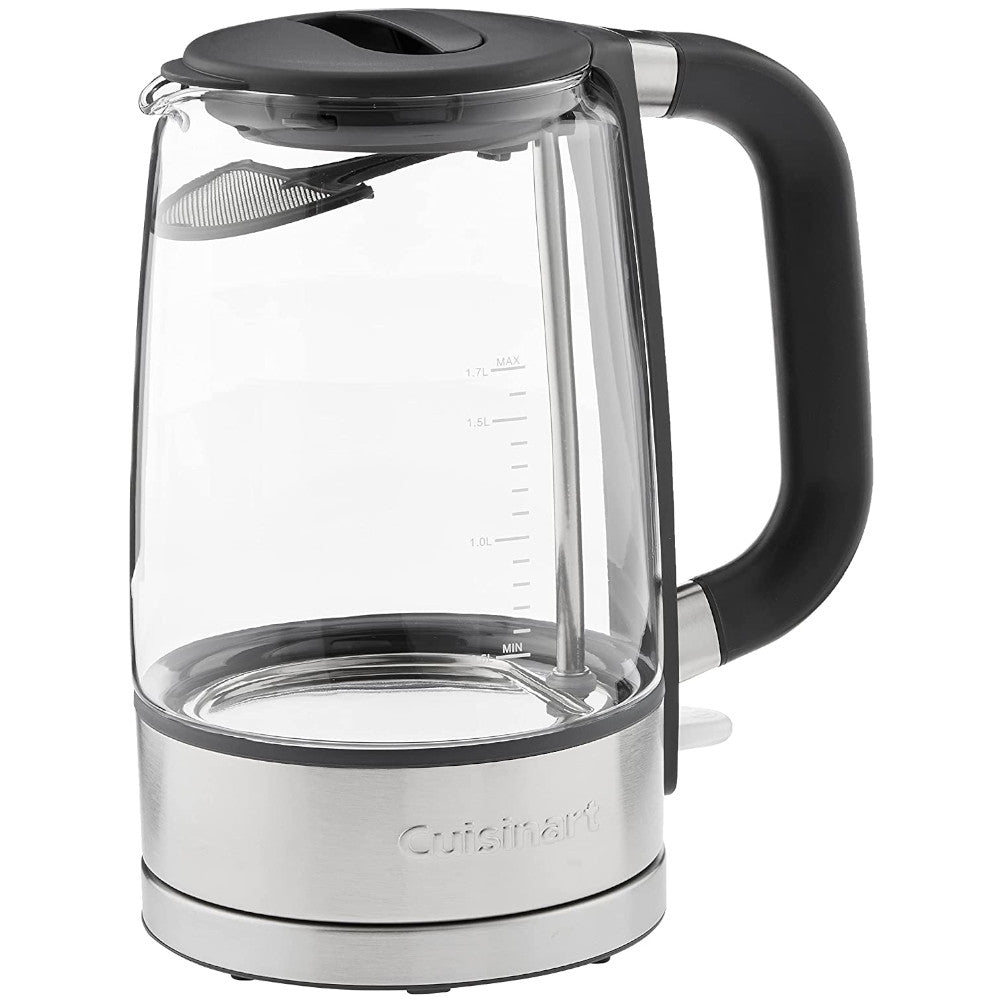 Cuisinart ViewPro Cordless Electric Kettle - Fast Boiling, 1.7L Capacity, Auto Shut-Off & Boil-Dry Protection - Certified Refurbished with Warranty - Perfect for Home, Office & Tea/Coffee Brewing
