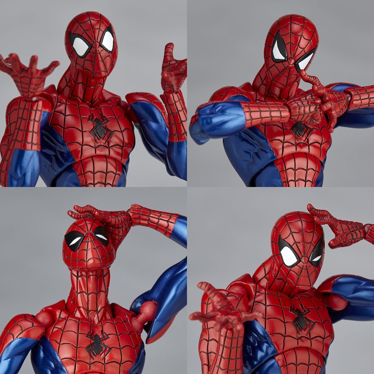 Amazing Yamaguchi Revoltech No.002 Spider-Man Action Figure - Highly Articulated Collectible for Marvel Fans | Perfect for Display, Photography & Cosplay