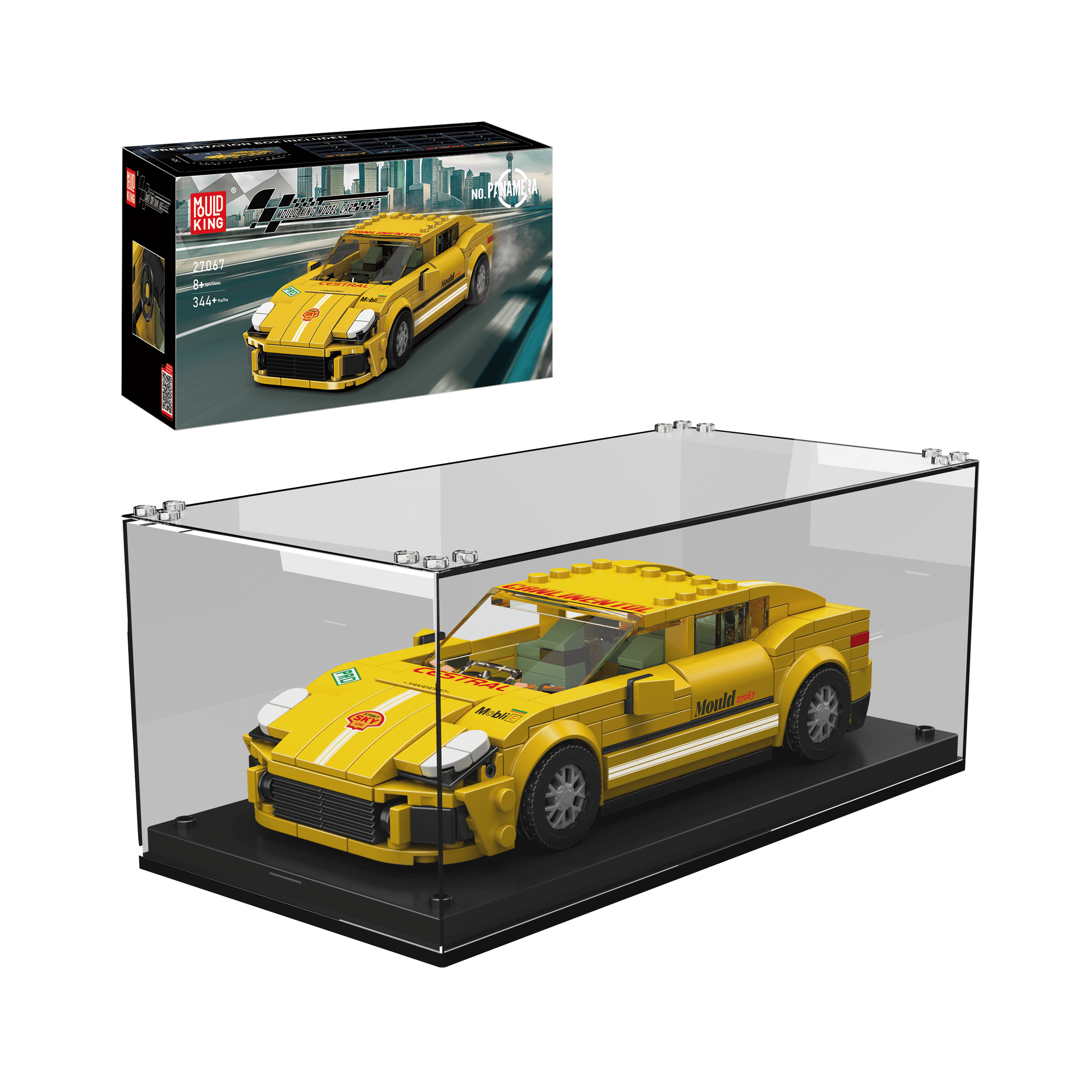 Mould King 27067 Porsche Panamera Car Model Building Set - 344 Pcs DIY Toy for Adults & Kids | Perfect for Collectors, Gifts, and Creative Play